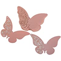 Los mejores  - Nombre de la Mariposa Tarjeta de Lugar para la Boda Champán Decoración de Copa de Vino Fiesta de Compromiso de Boda…